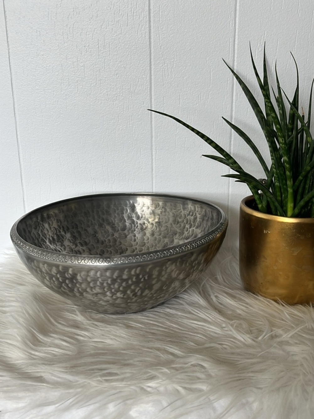 VTG 1970 Drangsgaard Norway Handmade Pewter Bowl